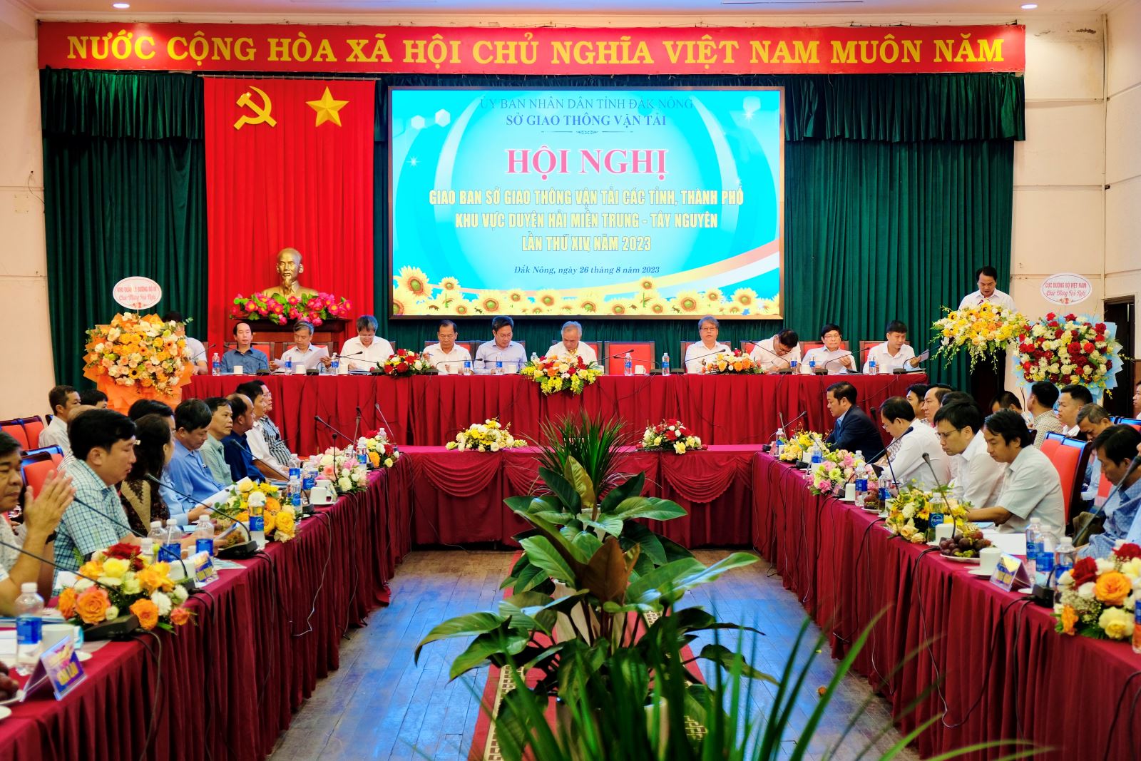 Sở Giao thông vận tải Kon Tum tham dự Hội nghị giao ban Sở Giao thông vận tải các tỉnh, thành phố khu vực duyên hải miền Trung - Tây Nguyên lần thứ XIV năm 2023